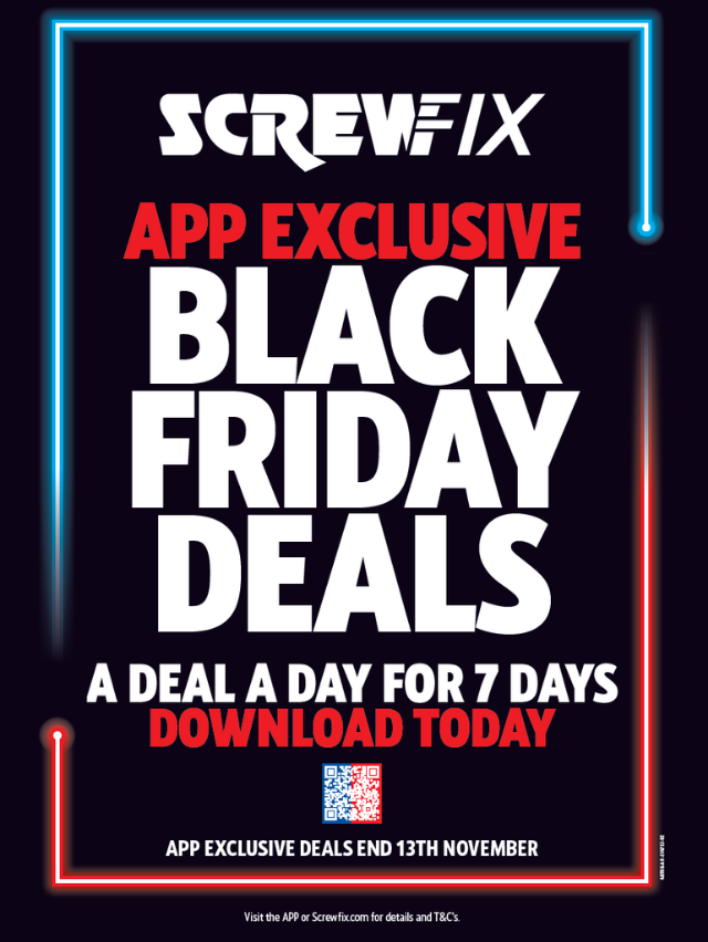 Screwfix Black Friday Deals offer